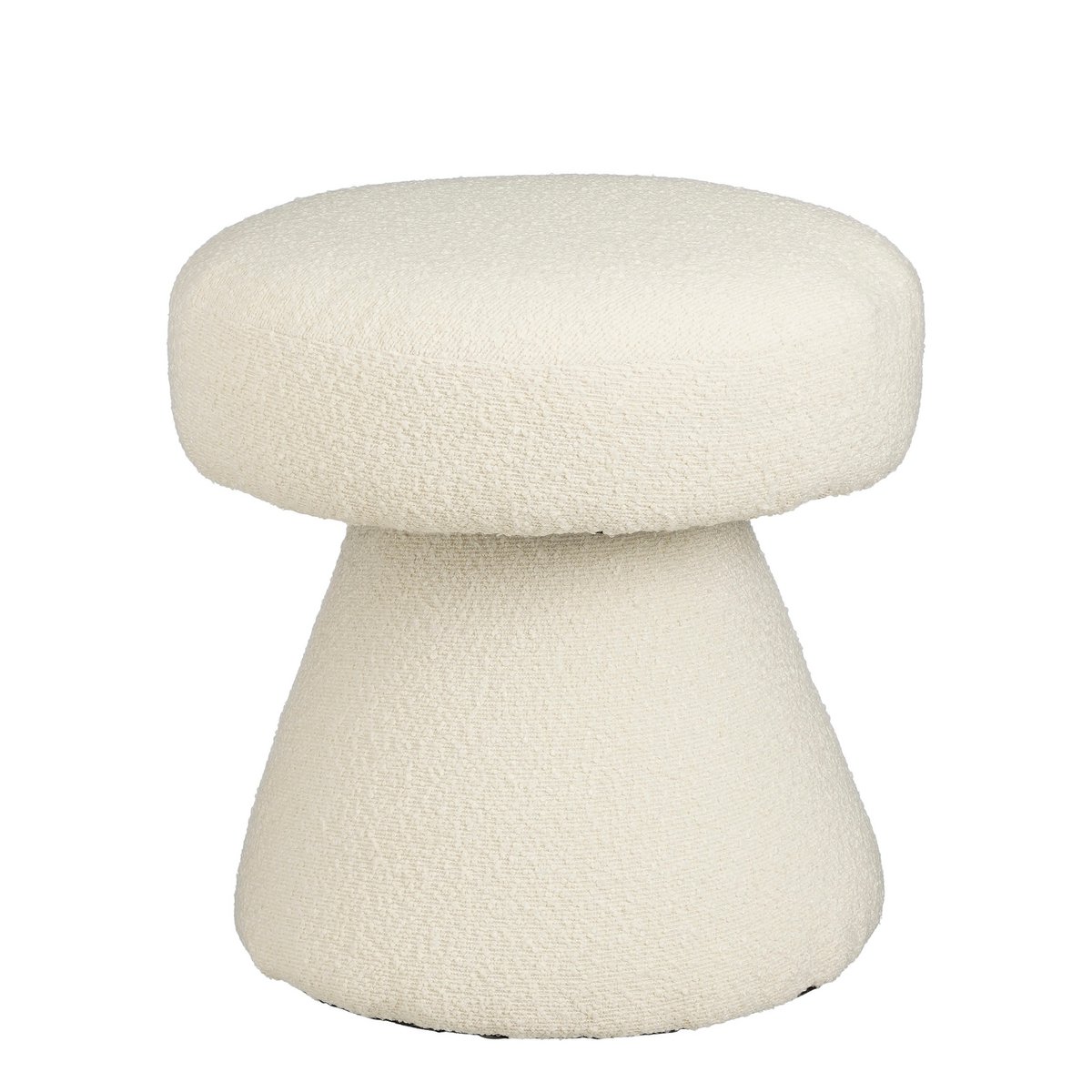 Poef - H46 x Ø49 cm - Wit 1 Poef - H46 x Ø49 cm - Wit
