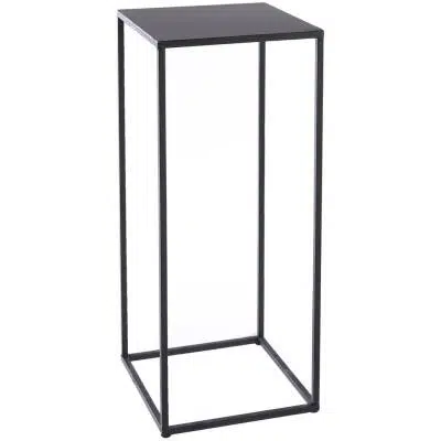 Quinty Bijzettafel - Metaal - Zwart - Set van 3