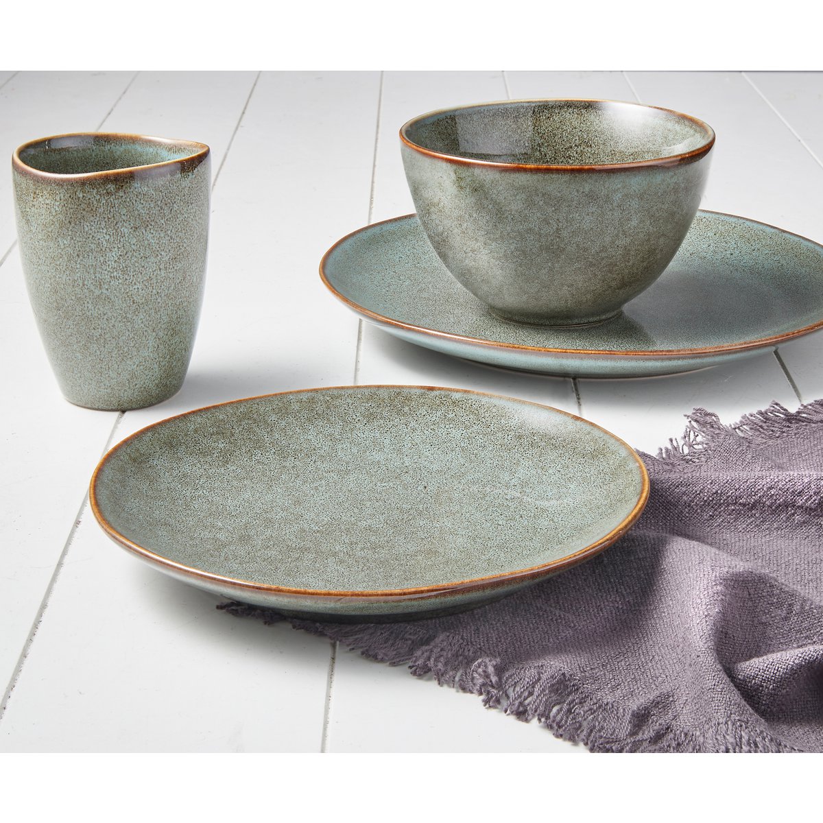 Tabo Serviesset 4 Persoons - Groen 9 Tabo Serviesset 4 Persoons - Groen