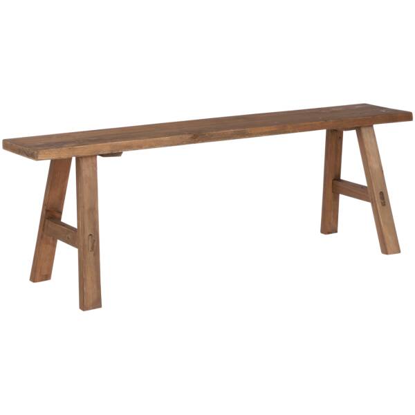 Meubels 8 Bold Houten Bankje - L108xB20xH37 cm - Bruin
