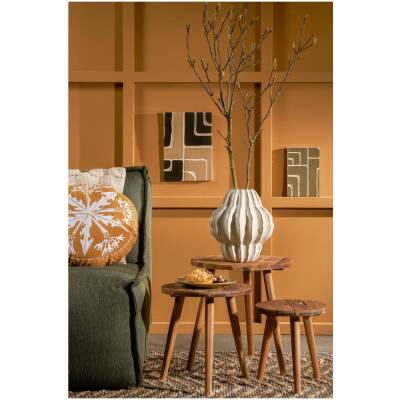 Bold Bijzettafel - H43xD40 cm - Bruin