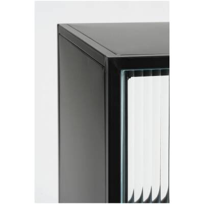 Clifton Opbergkast met Deuren - Zwart - H50cm