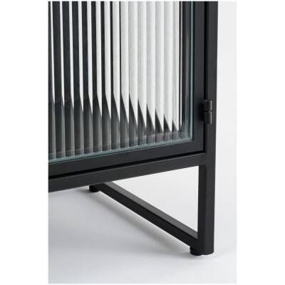 Clifton Opbergkast met Deuren - Zwart - H50cm
