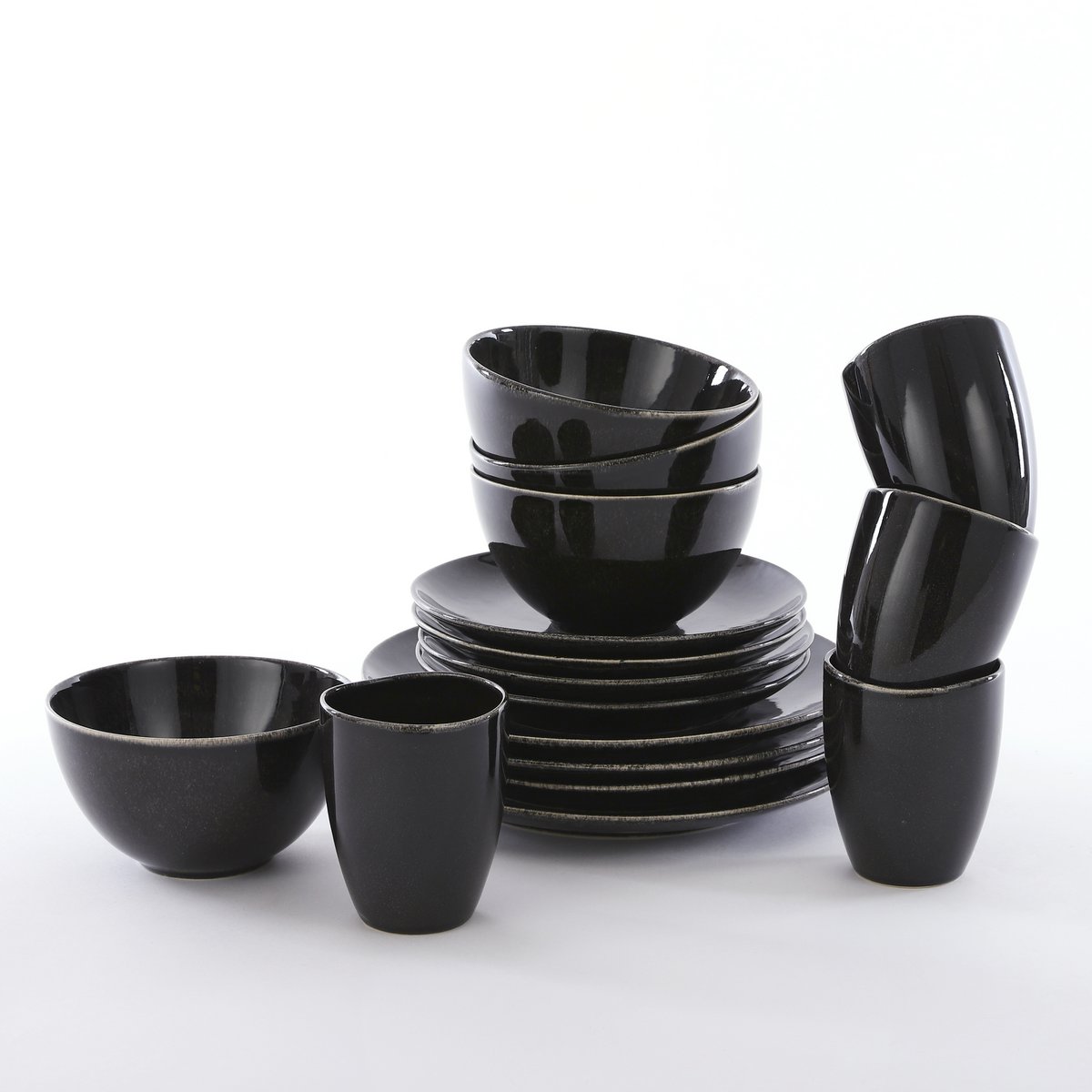 Tabo Serviesset 4 Persoons - Zwart 2 Tabo Serviesset 4 Persoons - Zwart