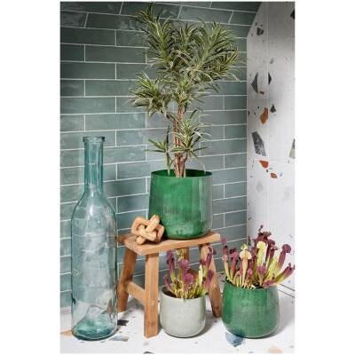 Bold Houten Krukje - L38xB29xH34 cm - Bruin