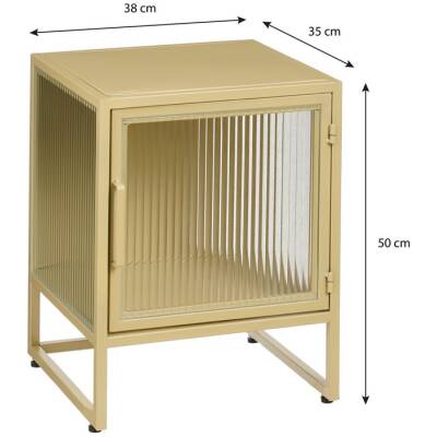 Clifton Opbergkast met Deuren - Beige - H50cm