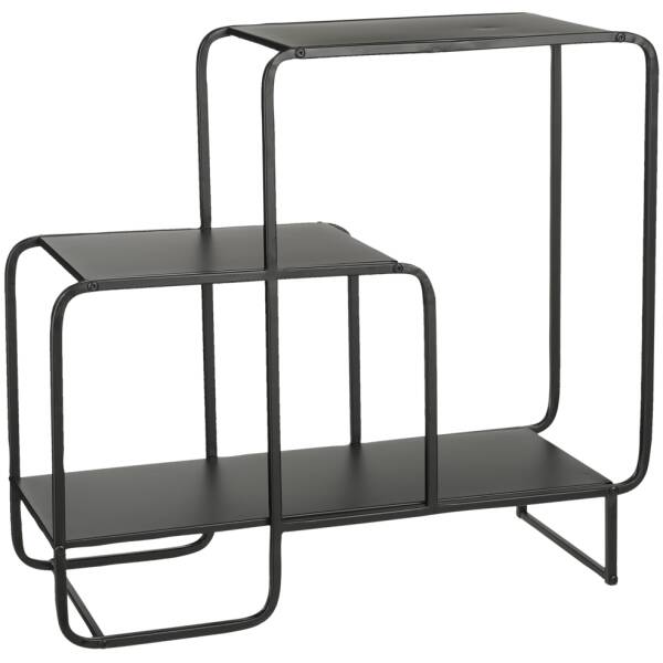 Meubels 4 Jules Wandkast - Metaal - L70 x B30 x H76 cm - Zwart