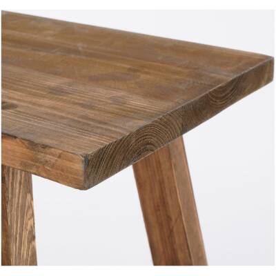Bold Houten Bankje - L80xB37xH44 cm - Bruin