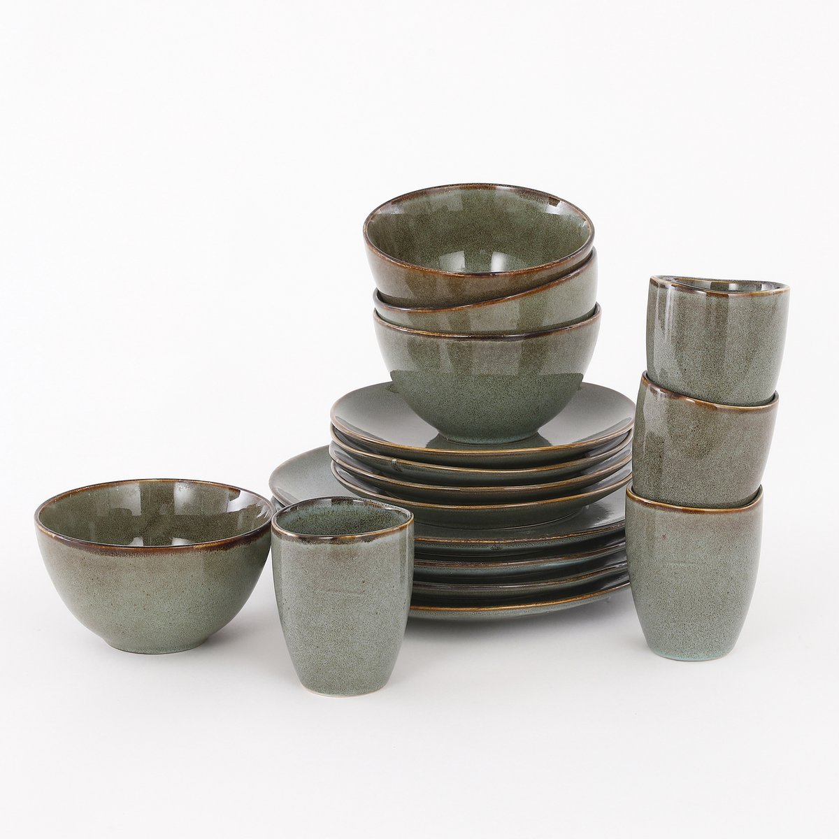 Tabo Serviesset 4 Persoons - Groen 2 Tabo Serviesset 4 Persoons - Groen