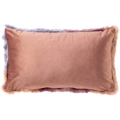 Dutch Decor - CLIO sierkussen - bontlook - paars - 30x50cm