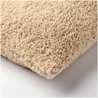 Dutch Decor - CARA sierkussen - teddylook - beige - 45x45cm