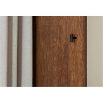 Blomus Rof Wandhaken langwerpig Zwart - set van 2