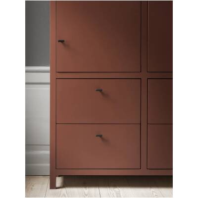 Blomus Rof Wandhaken langwerpig Zwart - set van 2