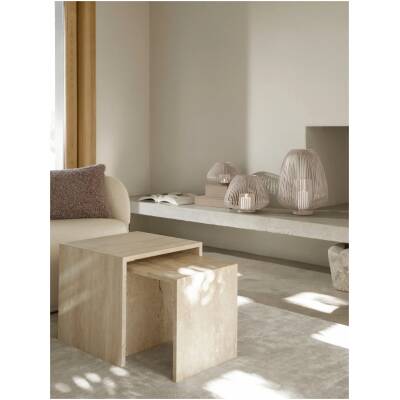 Blomus windlicht Lyvia - Beige - L
