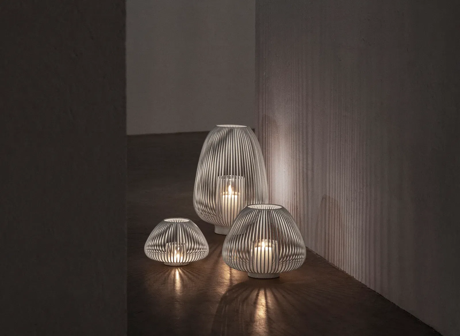Blomus windlicht Lyvia Wit - L 6 Blomus windlicht Lyvia - Wit - L