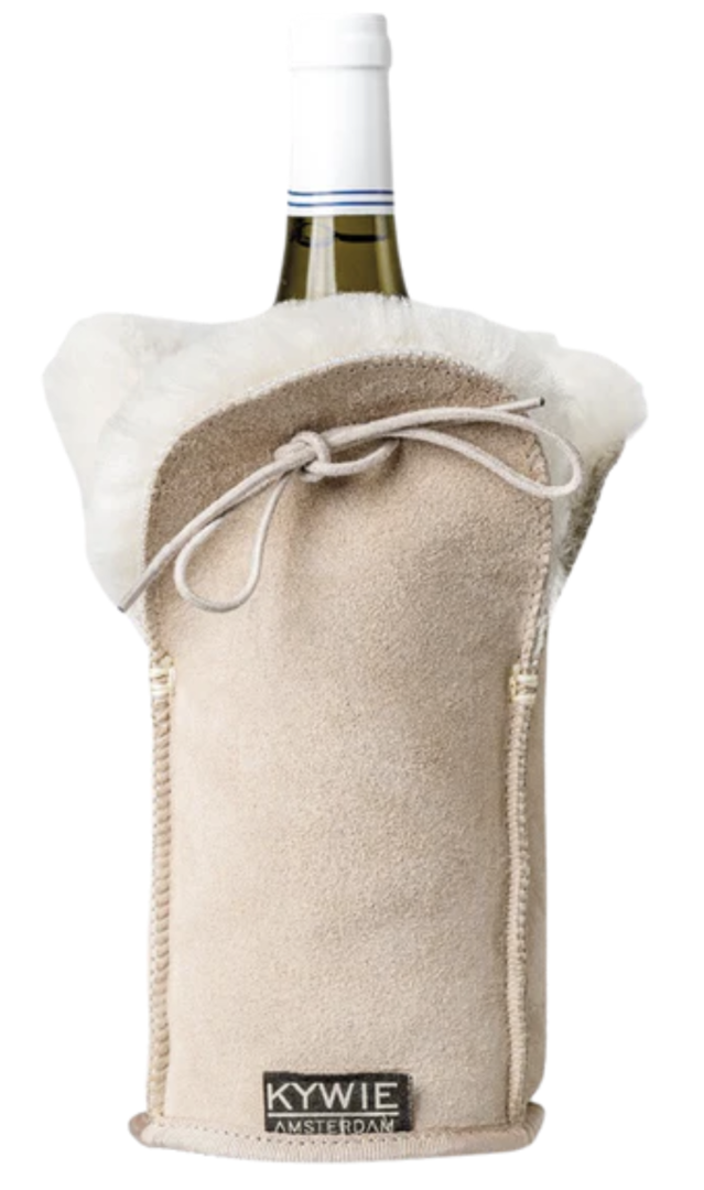 Kywie Champagnekoeler - beige suède 2 Kywie Champagnekoeler - beige suède - Afbeelding 2
