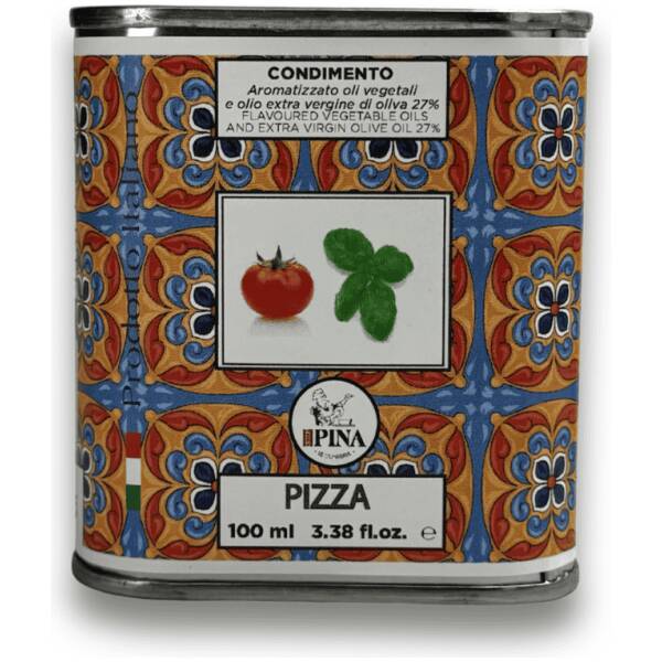 Maioliche condimento olio di olive Pizza in blik - 100ml
