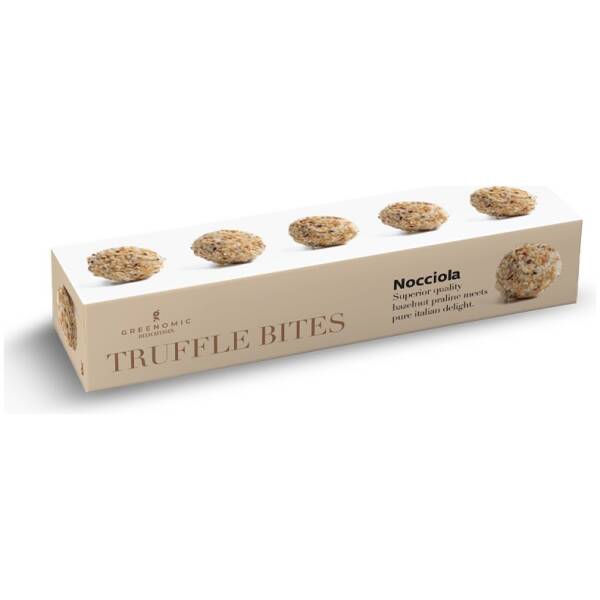 Eten en Drinken 29 Greenomic Chocoladetruffels - Nocciola (hazelnoot) - 5 stuks