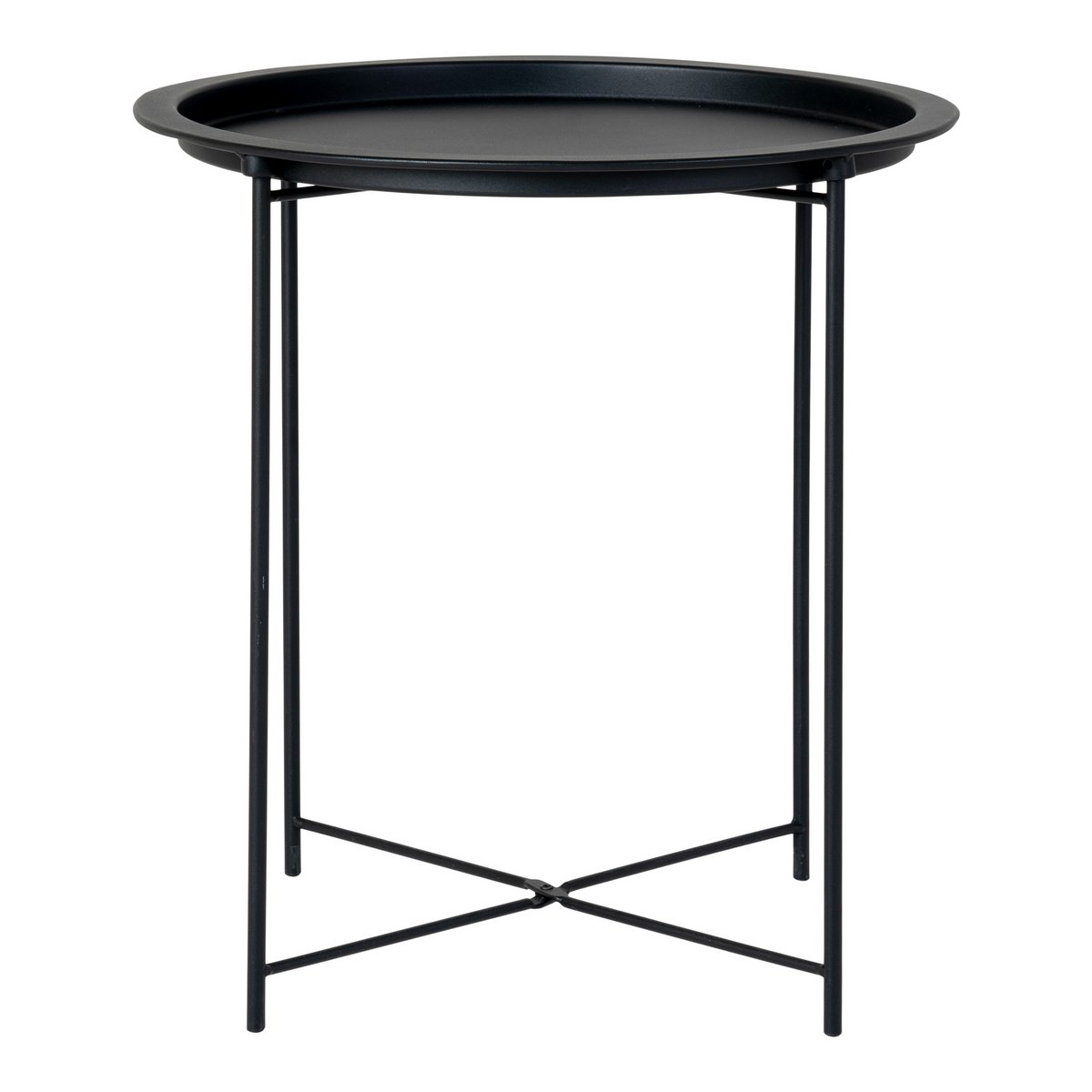 Bastia Bijzettafel - Zwart - Ø47x50 cm 1 Bastia Bijzettafel - Zwart - Ø47x50 cm