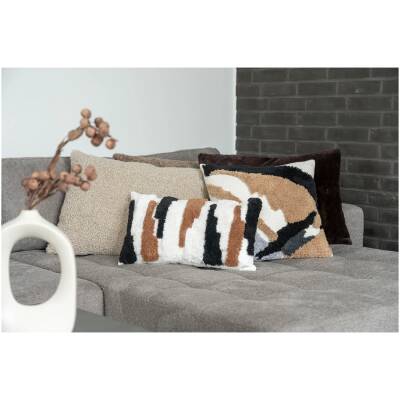 Tavira Kussen - Grijs/Bruin - 45x60 cm - House Nordic