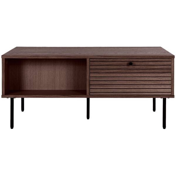 Meubels 8 Kyoto Salontafel - Eikenfineer Smoked - 50x100x45cm