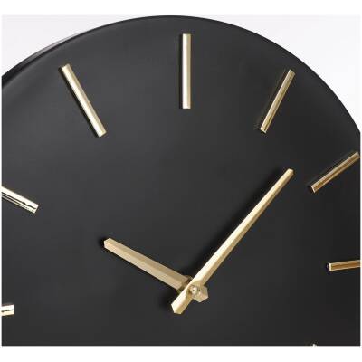 Brixen Wandklok - D36 cm - zwart
