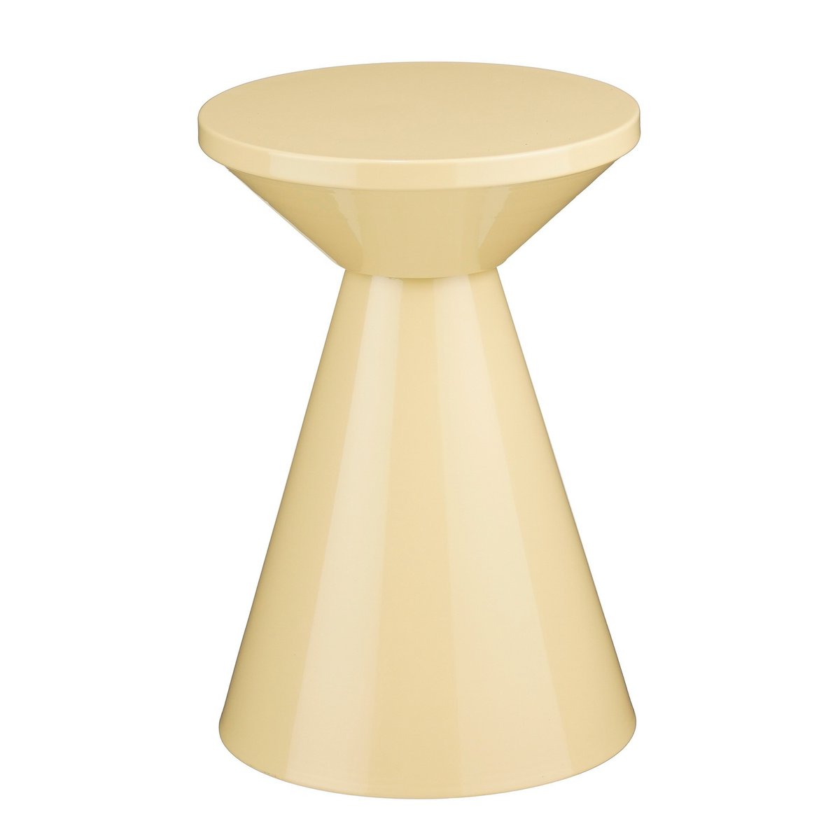 Bijzettafel Jim - Beige - ijzer - 45cm hoog - Mica Decorations 2 Bijzettafel Jim - Beige - ijzer - 45cm hoog - Mica Decorations