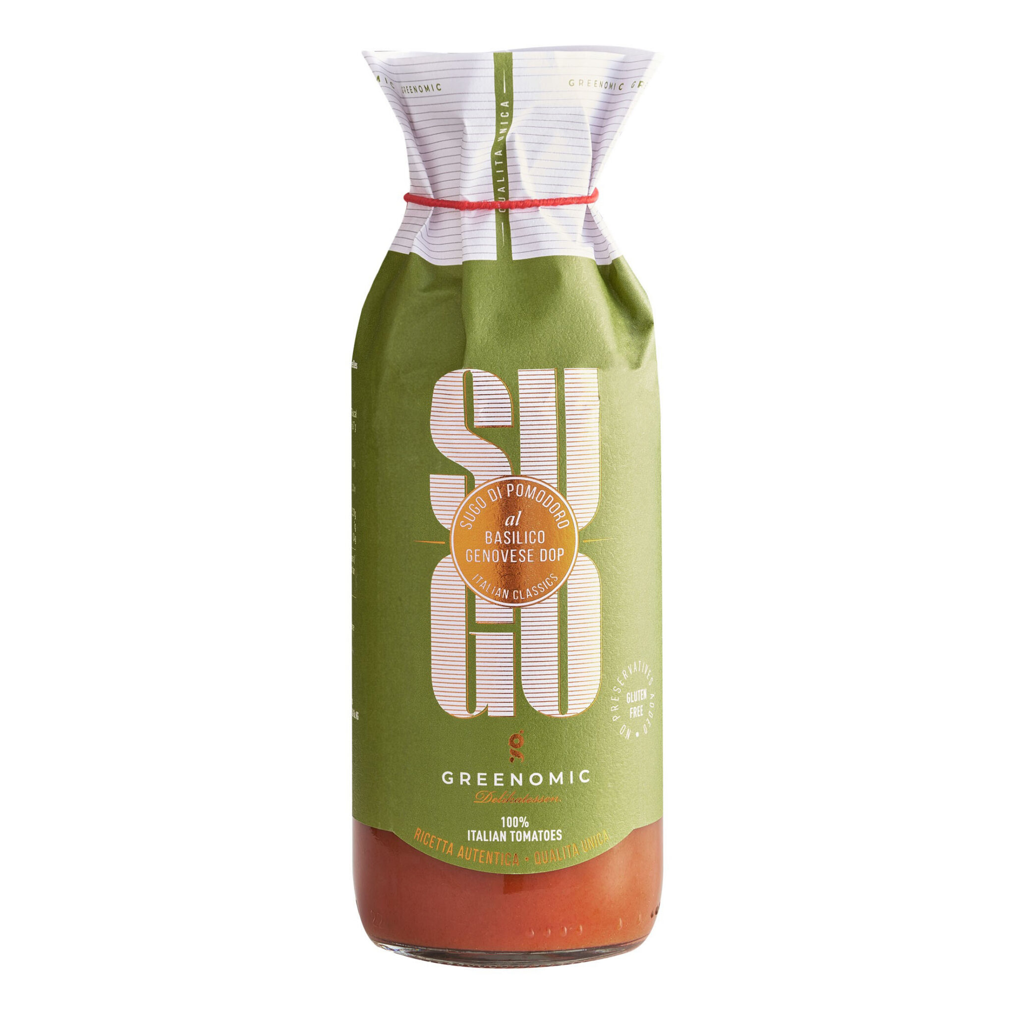 Sugo Pomodoro al basilico Genovese - 500gr 1 Sugo Pomodoro al basilico Genovese - 500gr