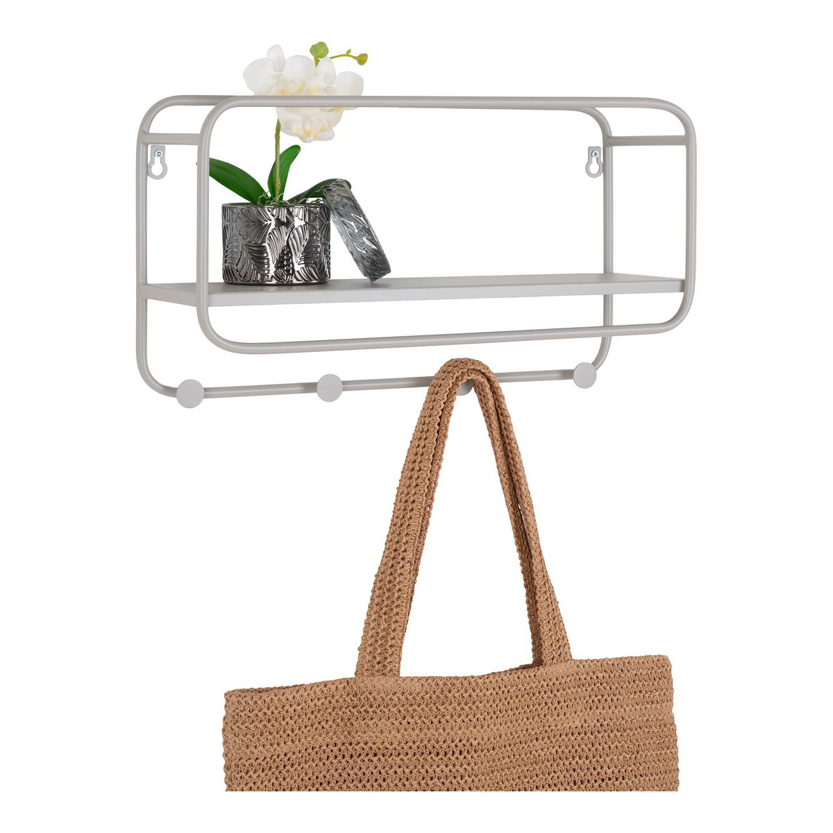 Feira Hoedenplank - Grijs - 45x15x25 cm 4 Feira Hoedenplank - Grijs - 45x15x25 cm