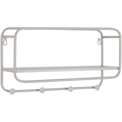 Feira Hoedenplank - Grijs - 45x15x25 cm