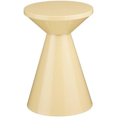 Bijzettafel Jim - Beige - ijzer - 45cm hoog - Mica Decorations