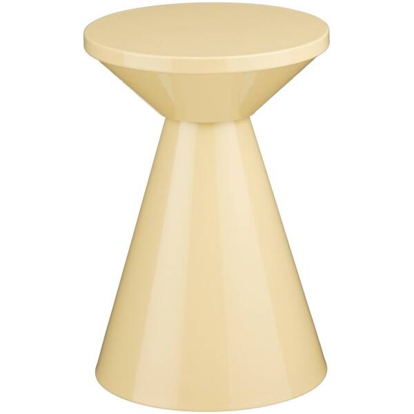 Meubels 8 Bijzettafel Jim - Beige - ijzer - 45cm hoog - Mica Decorations