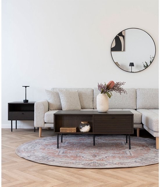 Kyoto Salontafel - Eikenfineer Smoked - 50x100x45cm 4 Kyoto Salontafel - Eikenfineer Smoked - 50x100x45cm