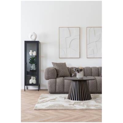 Brisbane vitrinekast - 40x35x140cm - Zwart