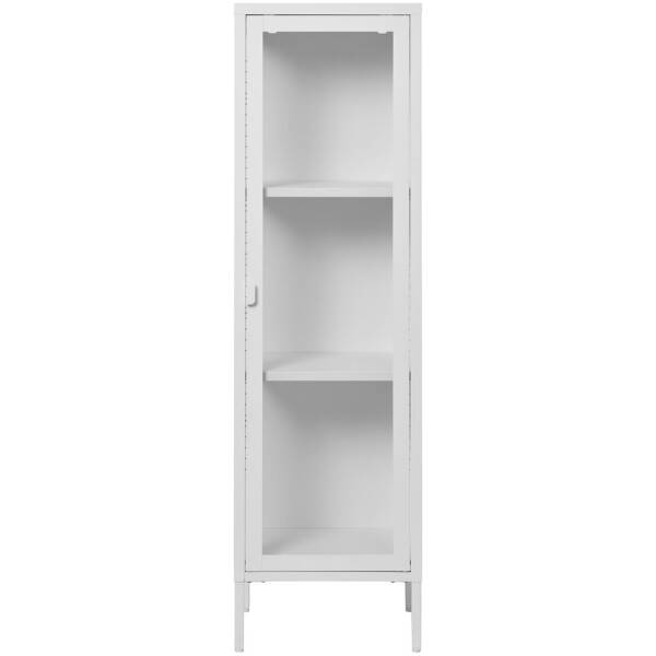 Brisbane vitrinekast - 40x35x140cm - Wit