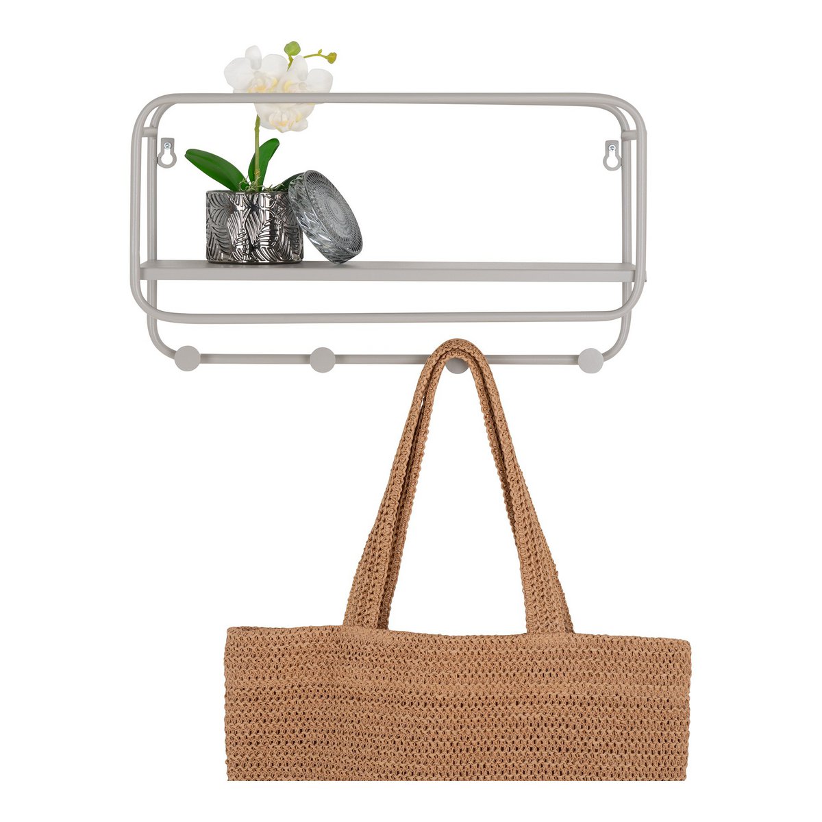 Feira Hoedenplank - Grijs - 45x15x25 cm 2 Feira Hoedenplank - Grijs - 45x15x25 cm