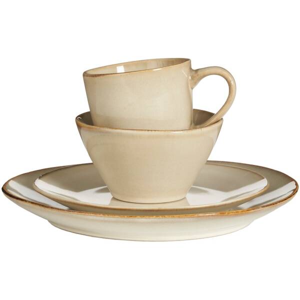 Keuken 21 Racco Serviesset 4 Persoons - Beige - Mica Decorations