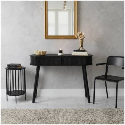 Bijzettafel - Zwart - 100x33x76cm