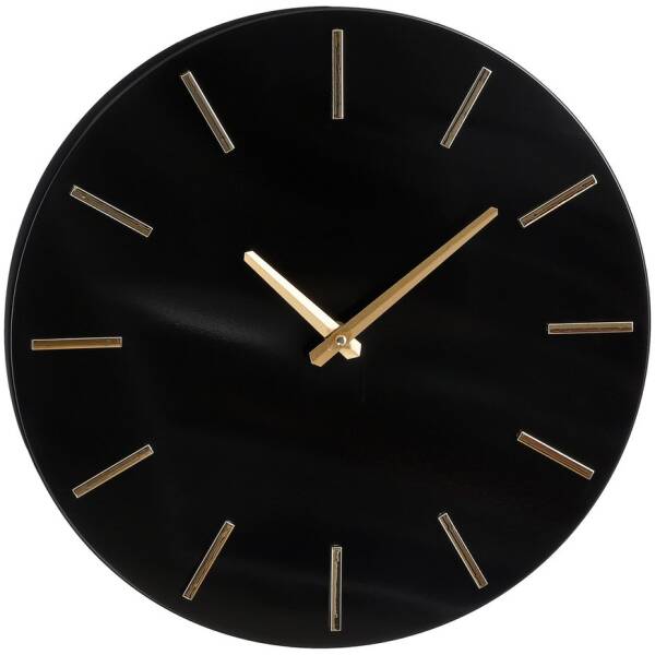 Brixen Wandklok - D36 cm - zwart