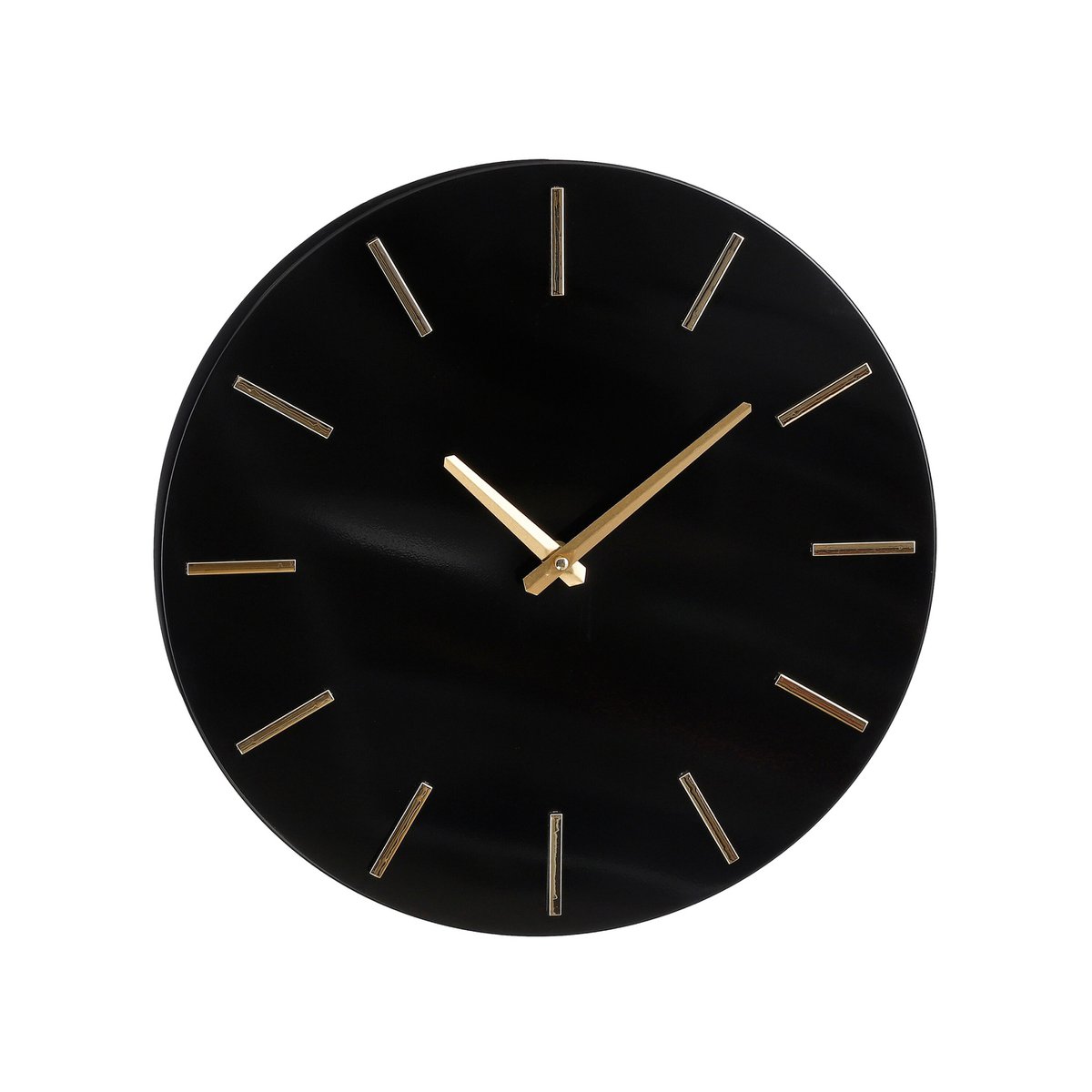 Brixen Wandklok - D36 cm - zwart 1 Brixen Wandklok - D36 cm - zwart