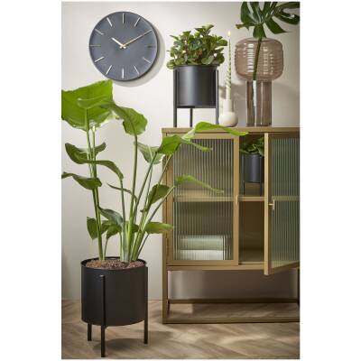 Brixen Wandklok - D36 cm - zwart