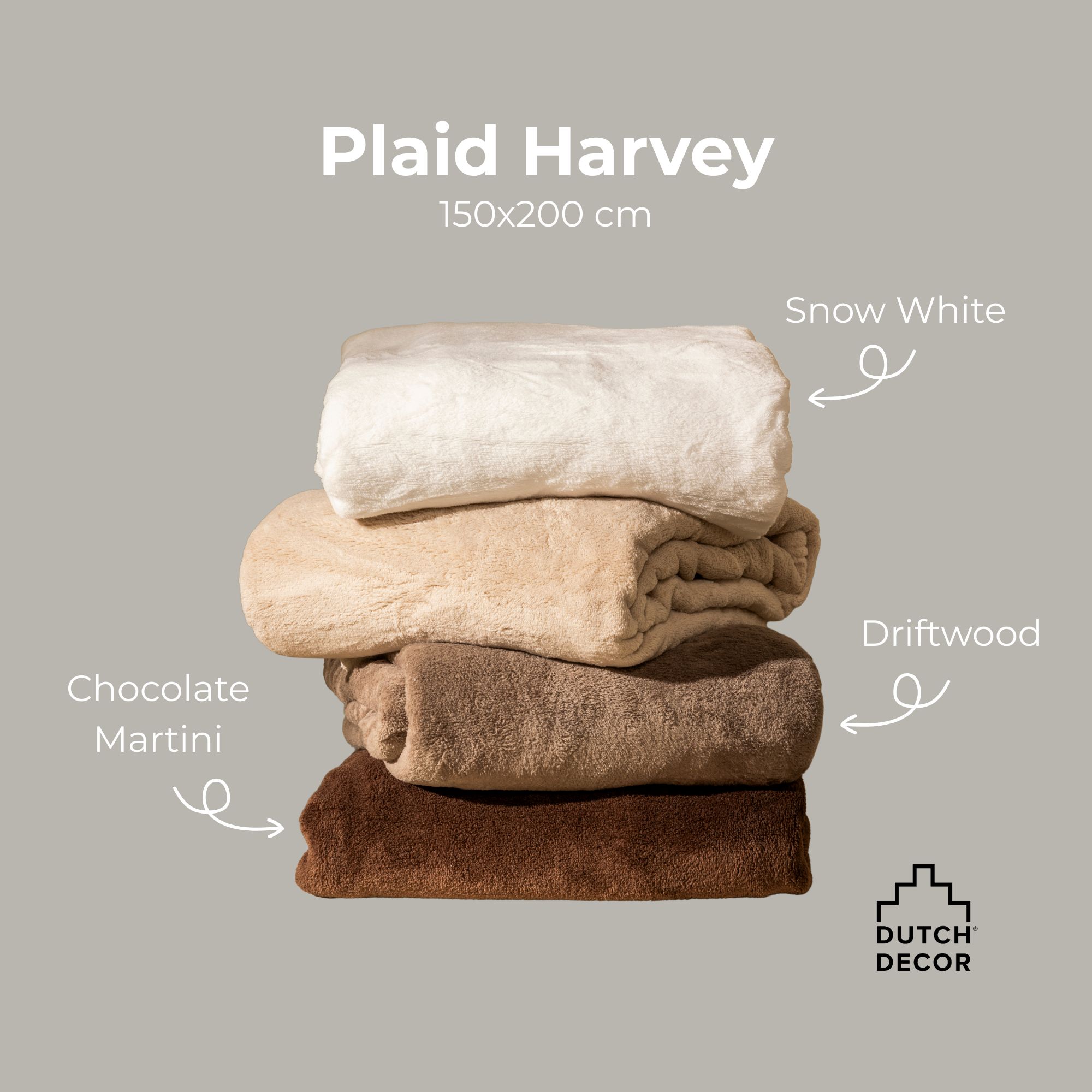 Dutch Decor HARVEY Plaid Chocolate Martini - 150x200cm 6 Dutch Decor HARVEY Plaid Chocolate Martini - 150x200cm