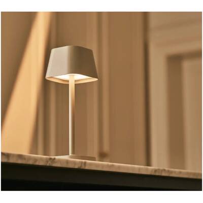 Ava Shadow Grey – oplaadbare tafellamp – dimbaar – tot 120 uur