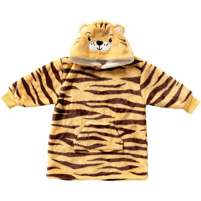 Textino - Tijger - Hoodie Plaid kind