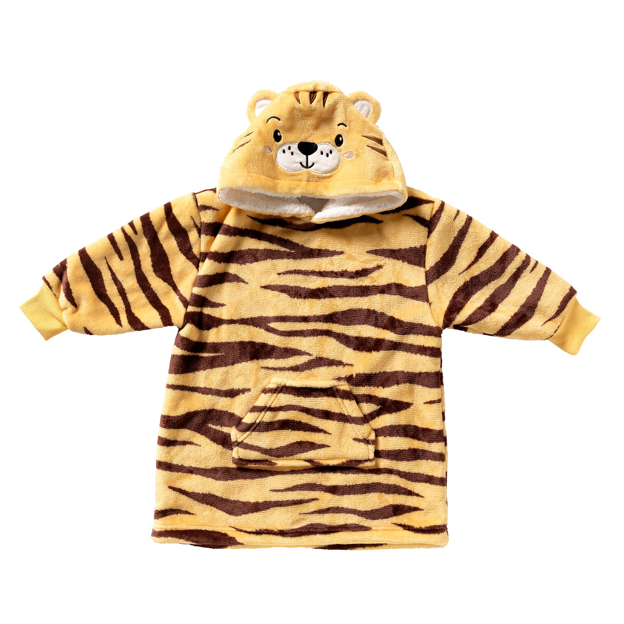Textino - Tijger - Hoodie Plaid kind 2 Textino - Tijger - Hoodie Plaid kind