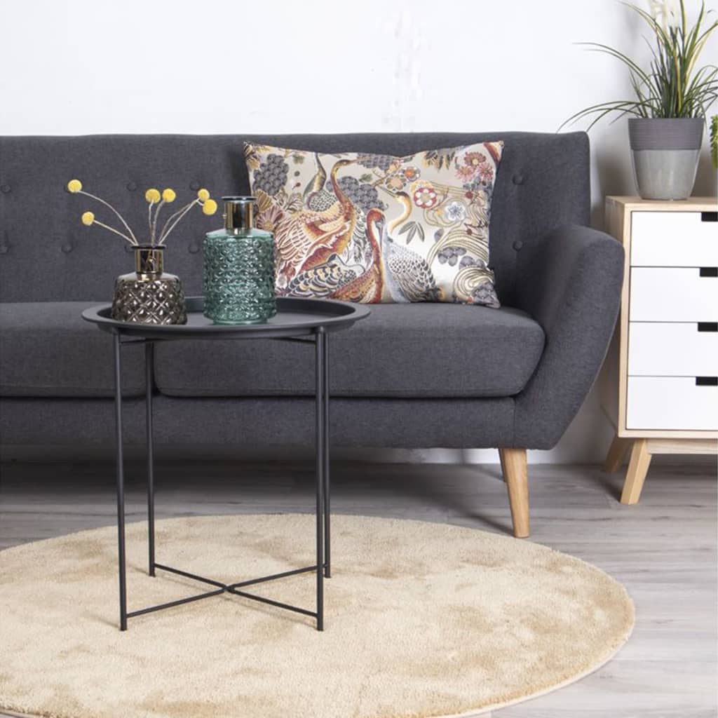 Bastia Bijzettafel - Zwart - Ø47x50 cm 5 Bastia Bijzettafel - Zwart - Ø47x50 cm
