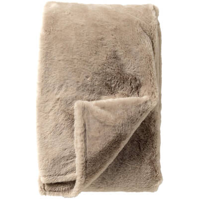 Dutch Decor Lize Plaid Pumice stone - 100% gerecycled polyester - 140x180cm