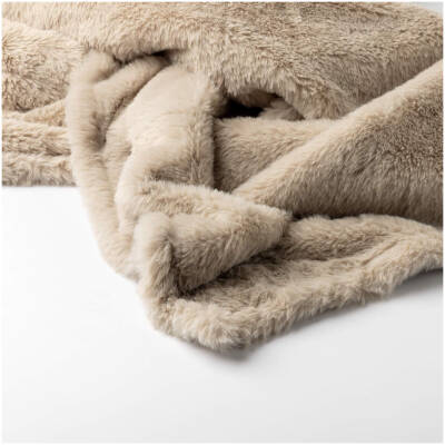 Dutch Decor Lize Plaid Pumice stone - 100% gerecycled polyester - 140x180cm