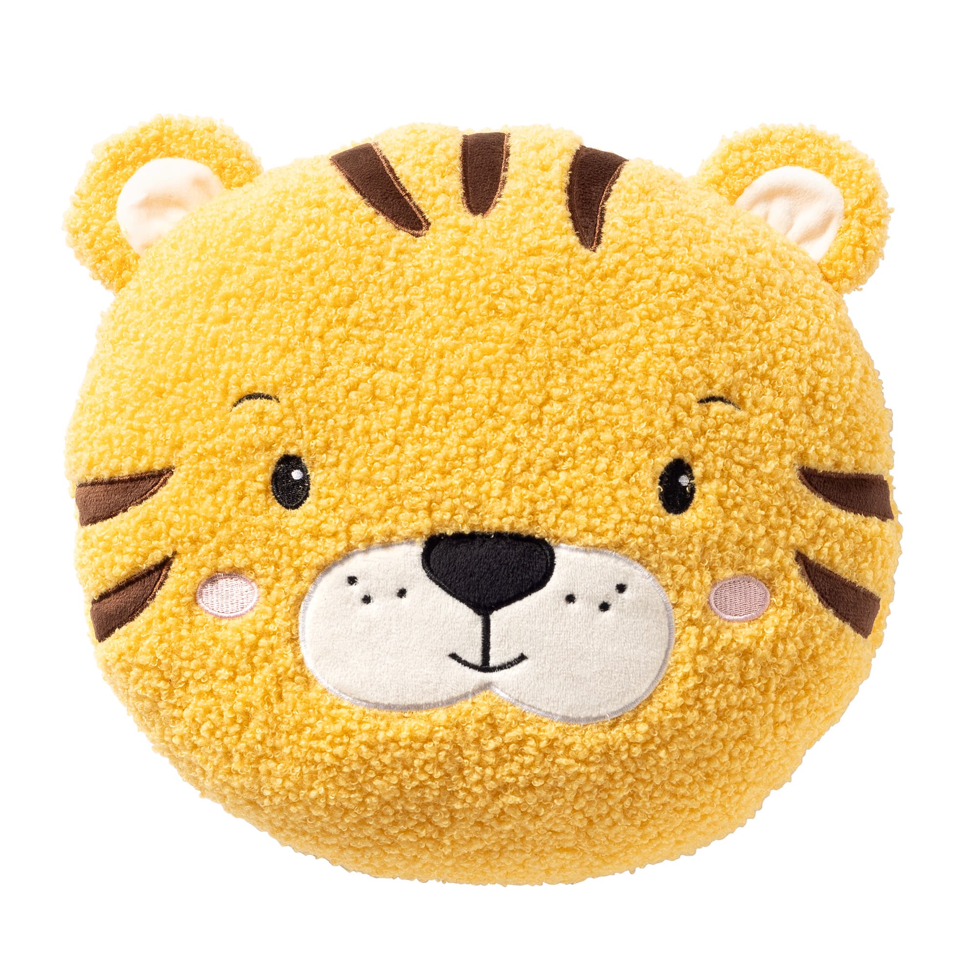 Textino - TIJGER sierkussen - geel - Ø30 1 Textino - TIJGER sierkussen - geel - Ø30