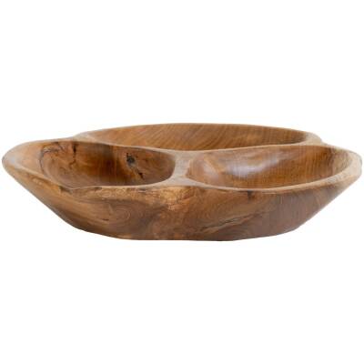 House Nordic - Nola Kom - Teak - Ø30x5 cm